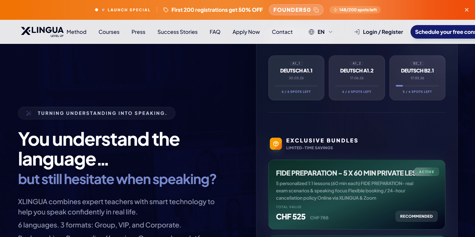 XLINGUA - End-to-End Learning Ecosystem